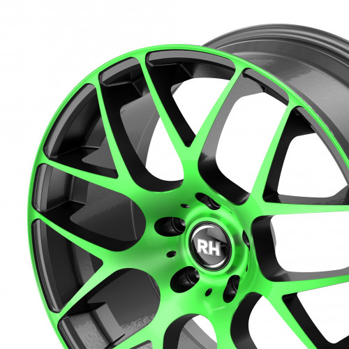 RH ALURAD NBU Race color polished - green