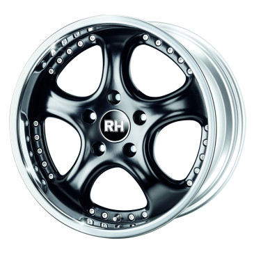 RH ALURAD RAL Cup schwarz/Horn Edelsstahl