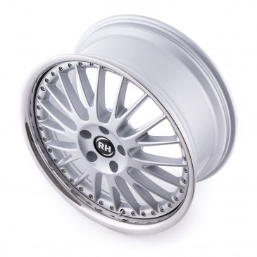 RH ALURAD RAN Crossline silber/Horn Edelstahl