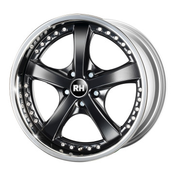 RH ALURAD RAU Vesuv schwarz/Horn Edelsstahl