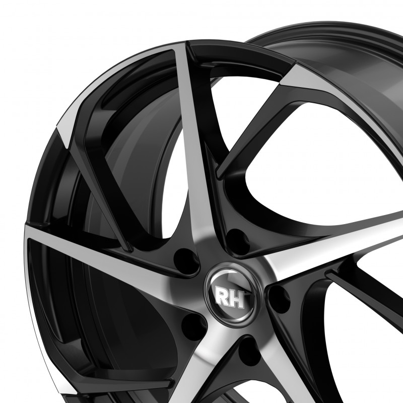 RH ALURAD RB12 Schwarz voll poliert