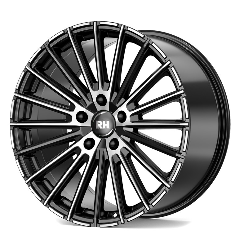 RH ALURAD WM Flowforming Schwarz voll poliert