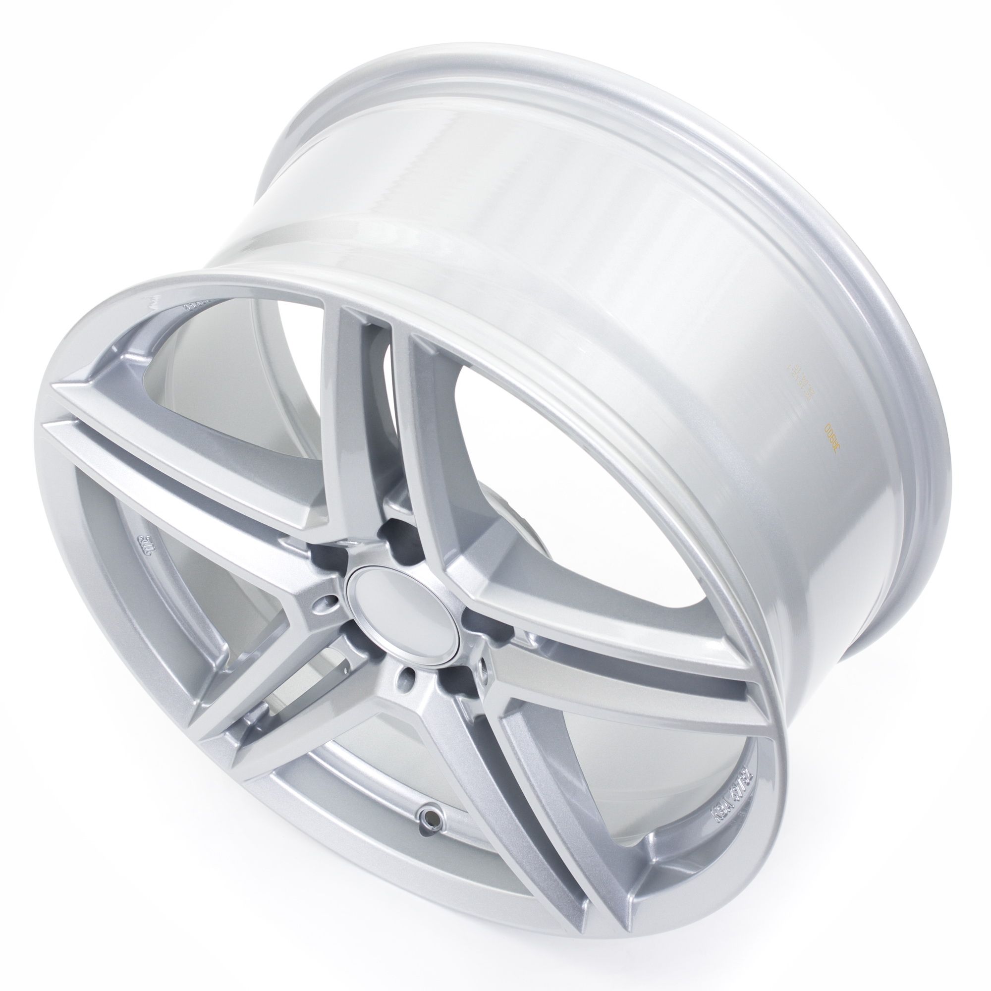 Cerchi Rial M10 8.5Jx18 ET34,5 5x112 Polar-Silber - Per Mercedes-Benz A, C, E, GLC, Ecc.