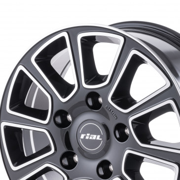 RIAL Transporter 2 diamant-schwarz frontpoliert