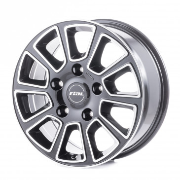 RIAL Transporter 2 diamant-schwarz frontpoliert