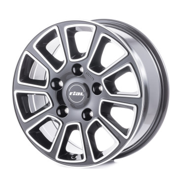 RIAL Transporter 2 diamant-schwarz frontpoliert