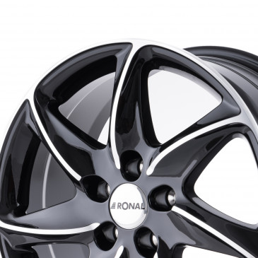 RONAL R51 JETBLACK FRONTKOPIERT