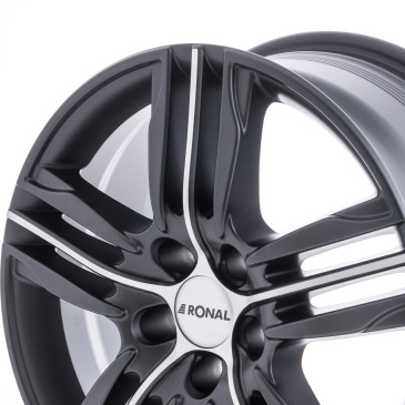 RONAL R57 MATTSCHWARZ FRONTKOPIERT