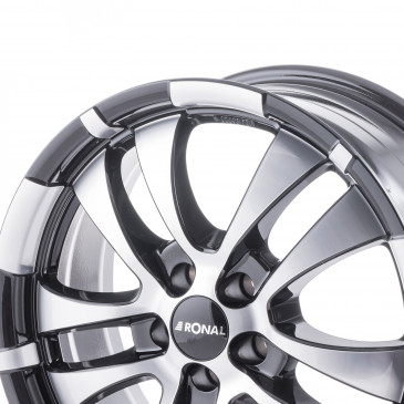 RONAL R59 JETBLACK FRONTKOPIERT