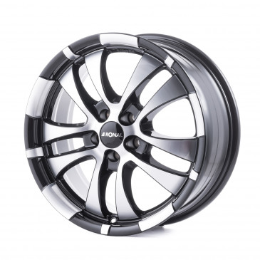 RONAL R59 JETBLACK FRONTKOPIERT