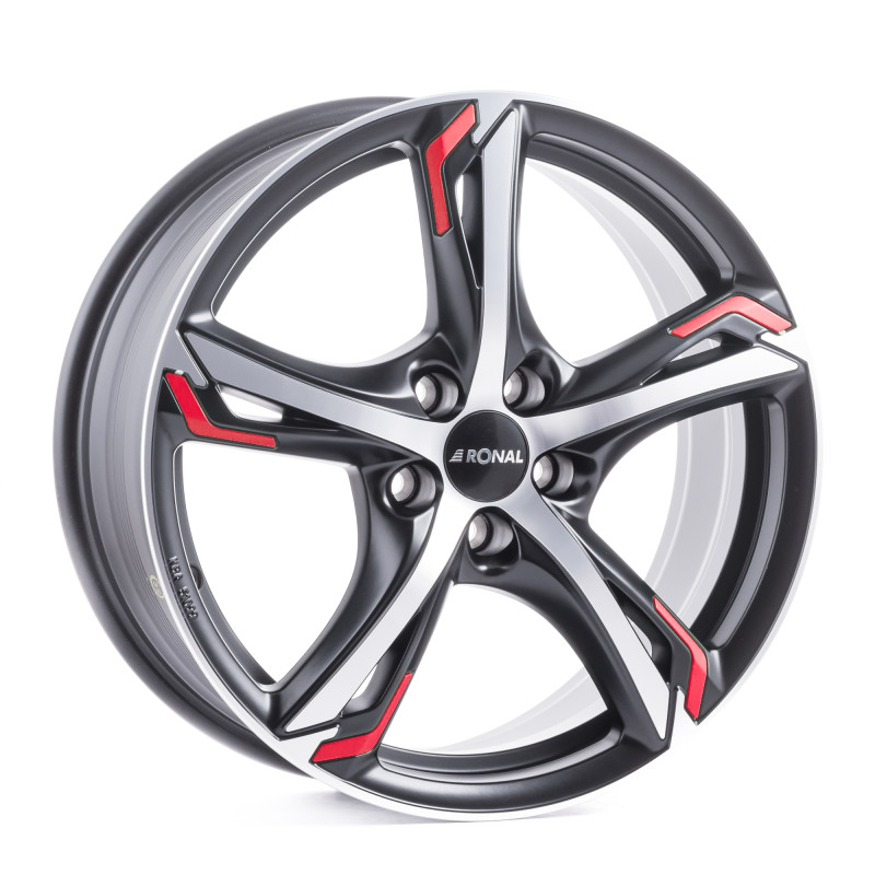 RONAL R62 RED JETBLACK MATT FRONTKOPIERT