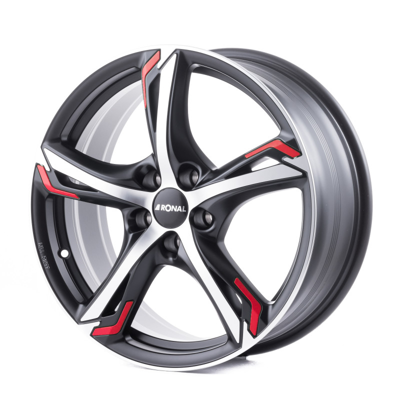 RONAL R62 RED JETBLACK MATT FRONTKOPIERT