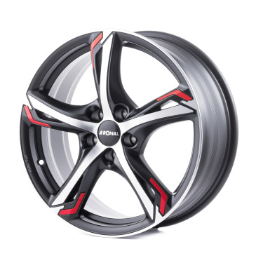 RONAL R62 RED JETBLACK MATT FRONTKOPIERT