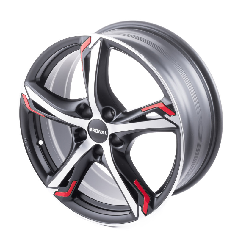 RONAL R62 RED JETBLACK MATT FRONTKOPIERT