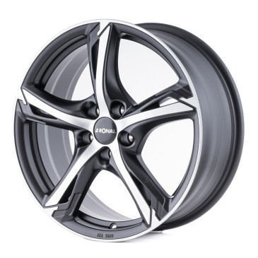 RONAL R62 JETBLACK MATT FRONTKOPIERT