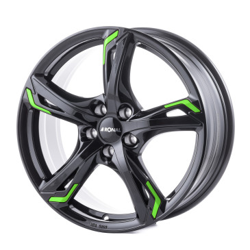 RONAL R62 GREEN JETBLACK