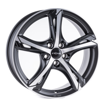 RONAL R62 JETBLACK MATT FRONTKOPIERT