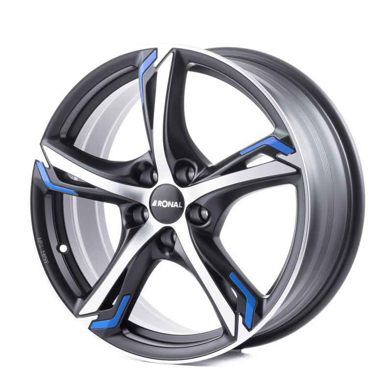 RONAL R62 BLUE JETBLACK MATT FRONTKOPIERT