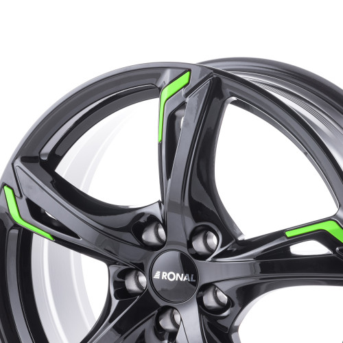 RONAL R62 GREEN JETBLACK