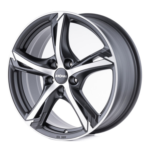 RONAL R62 JETBLACK MATT FRONTKOPIERT