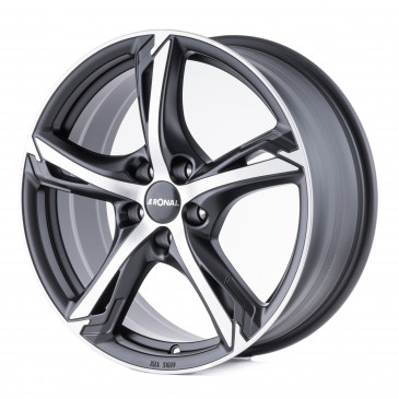 RONAL R62 JETBLACK MATT FRONTKOPIERT