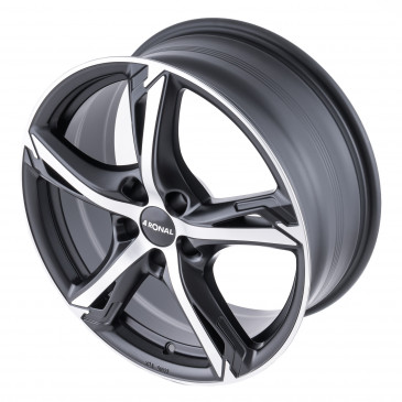 RONAL R62 JETBLACK MATT FRONTKOPIERT