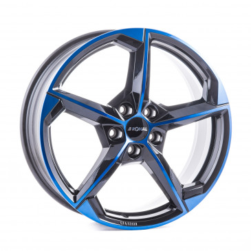 RONAL R66 JETBLACK BLUE TINTED