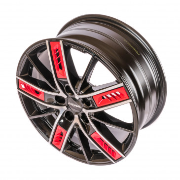RONAL R67 Left RED JETBLACK FRONTKOPIERT