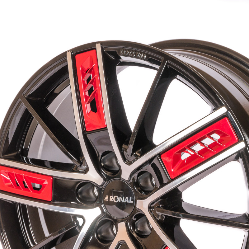 RONAL R67 Left RED JETBLACK FRONTKOPIERT