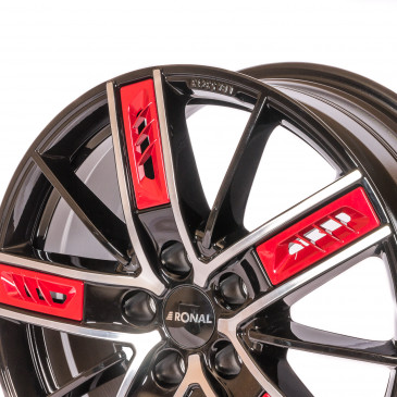 RONAL R67 Left RED JETBLACK FRONTKOPIERT