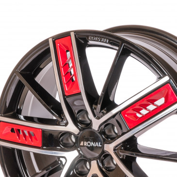 RONAL R67 Right RED JETBLACK FRONTKOPIERT