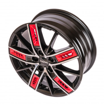 RONAL R67 Right RED JETBLACK FRONTKOPIERT