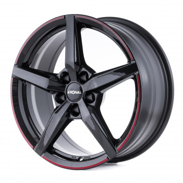RONAL R69 MCR JETBLACK RED RIM