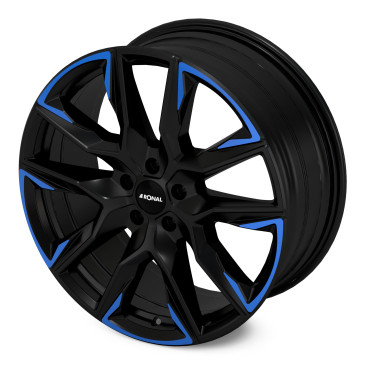 RONAL R71 JETBLACK MATT BLUE TINTED MATT