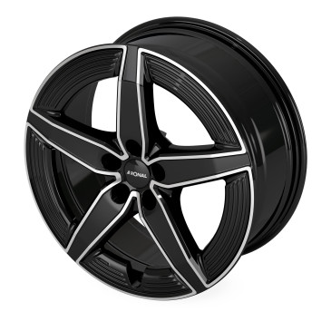 RONAL R72 JETBLACK FRONTKOPIERT