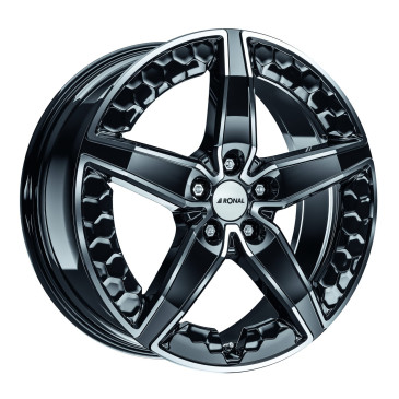 RONAL R72 JETBLACK FRONTKOPIERT