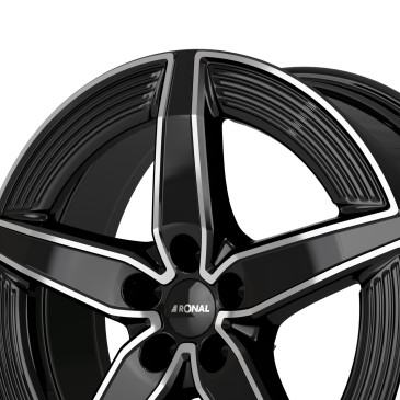 RONAL R72 JETBLACK FRONTKOPIERT
