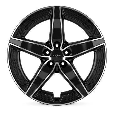 RONAL R72 JETBLACK FRONTKOPIERT