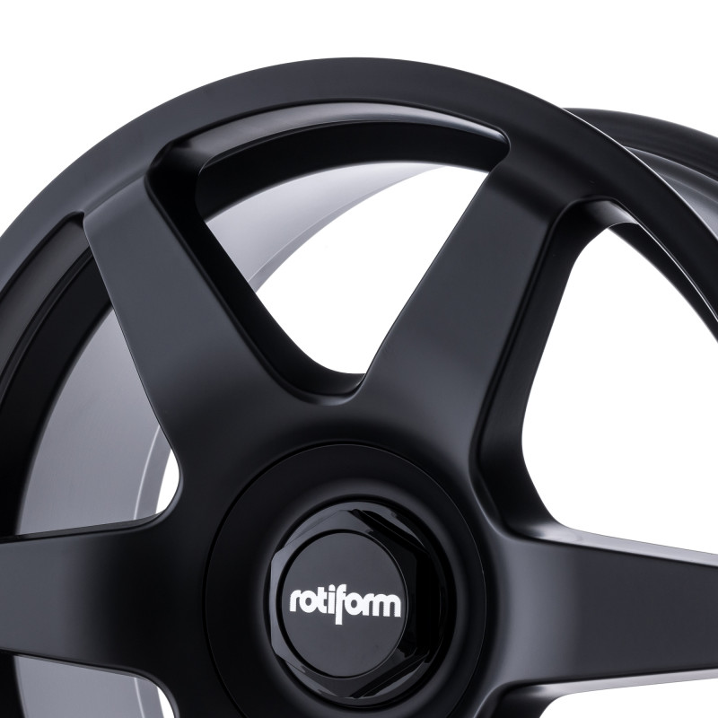 Rotiform SIX schwarz matt