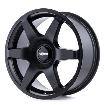 Rotiform SIX schwarz matt