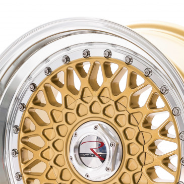RStyle Wheels RS01 gold horn polished