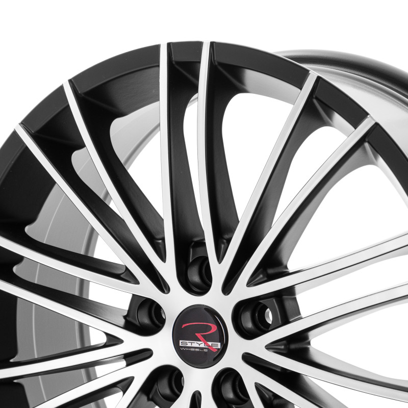 RStyle Wheels SR11 black matt front polished
