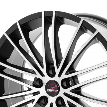 RStyle Wheels SR11 black matt front polished