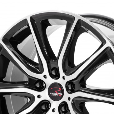 RStyle Wheels SR13 black front polished