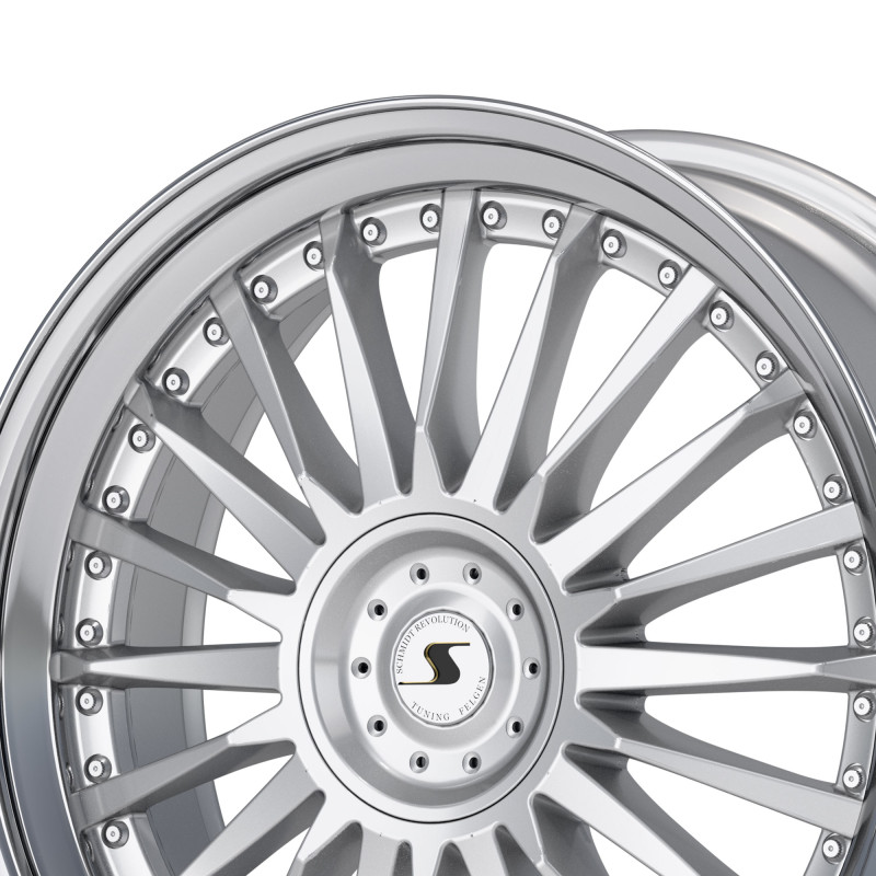 Schmidt CC-Line 2.5 Zoll Edelstahlblende HighGloss Silver