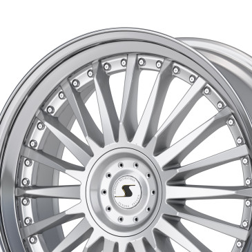 Schmidt CC-Line 2.5 Zoll Edelstahlblende HighGloss Silver