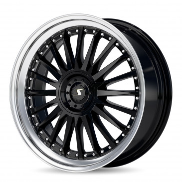 Schmidt CC-Line 2.5 Zoll Edelstahlblende GlossBlack