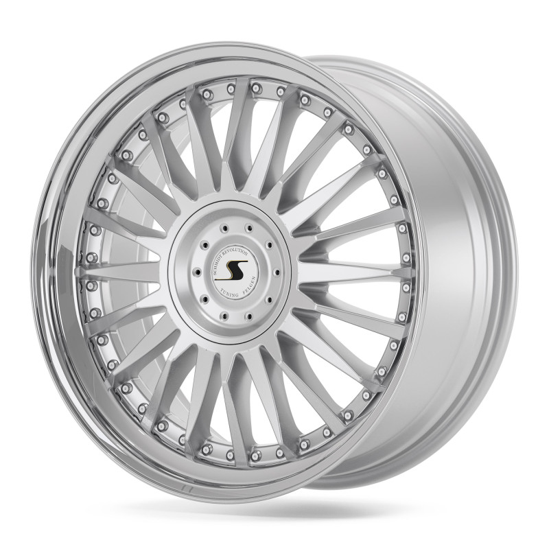 Schmidt CC-Line 2.5 Zoll Radinox Stufenbetten HighGloss Silver