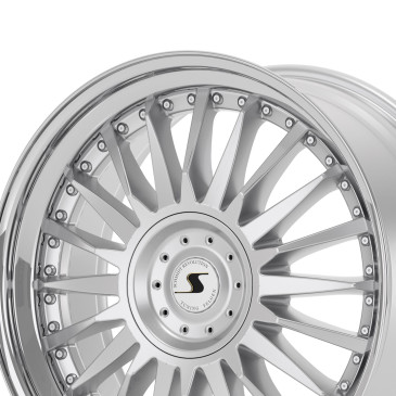 Schmidt CC-Line 2.5 Zoll Radinox Stufenbetten HighGloss Silver