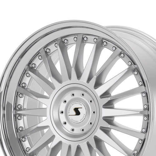 Schmidt CC-Line 2.5 Zoll Radinox Stufenbetten HighGloss Silver
